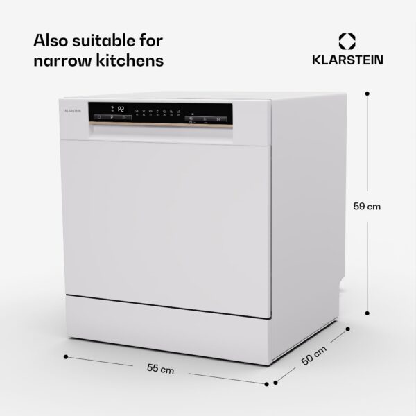 Klarstein Amazonia Eco 8, umývačka riadu - Image 3