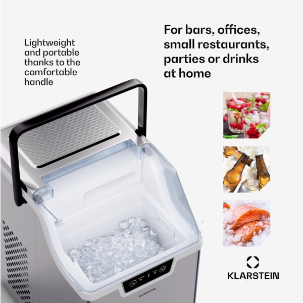 Klarstein Stroj na výrobu kociek ľadu, Wallberg Nugget Ice Maker - Image 2