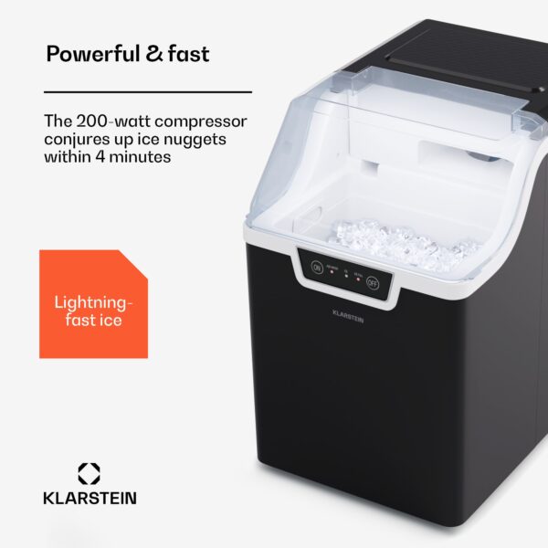 Klarstein Stroj na výrobu kociek ľadu, Wallberg Nugget Ice Maker