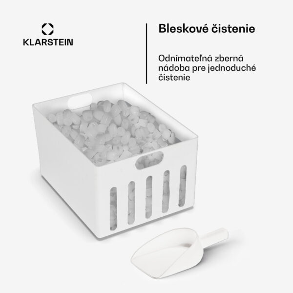 Klarstein Icefestival, výrobník ľadu, 12 kg/24 h, guľôčky, nehrdzavejúca oceľ - Image 3