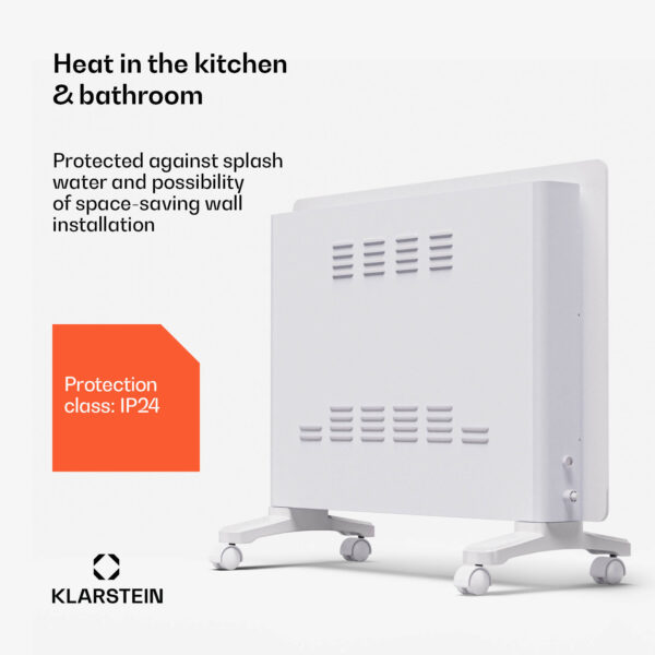 Klarstein Bornholm Smart 1500, konvekčné vykurovacie teleso, 1500W, WiFi, LED, IP24 - Image 2