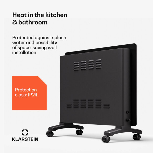 Klarstein Bornholm Smart 1500, konvekčné vykurovacie teleso, 1500W, WiFi, LED, IP24 - Image 2