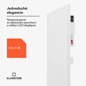 Klarstein Wonderwall Air Smart 320, infračervený ohrievač, 30 x 100 cm, 320 W, aplikácia
