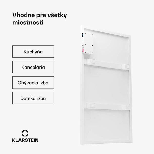 Klarstein Wonderwall Air Smart 480, infračervený ohrievač, 50 x 90 cm, 480 W, aplikácia - Image 3