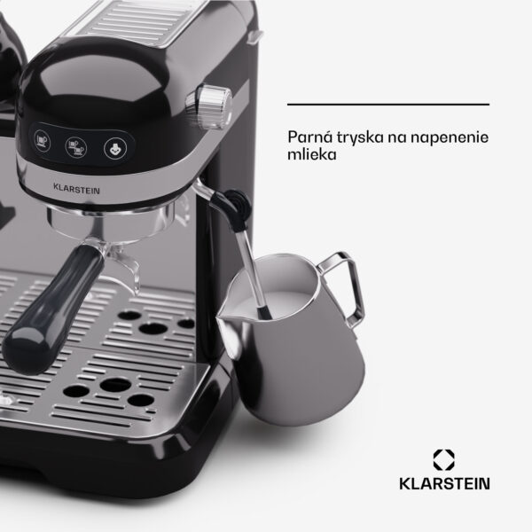 Klarstein Bella Café, espresso kávovar, vrátane mlynčeka, 1550 W, 20 bar, 1,4 litra - Image 3