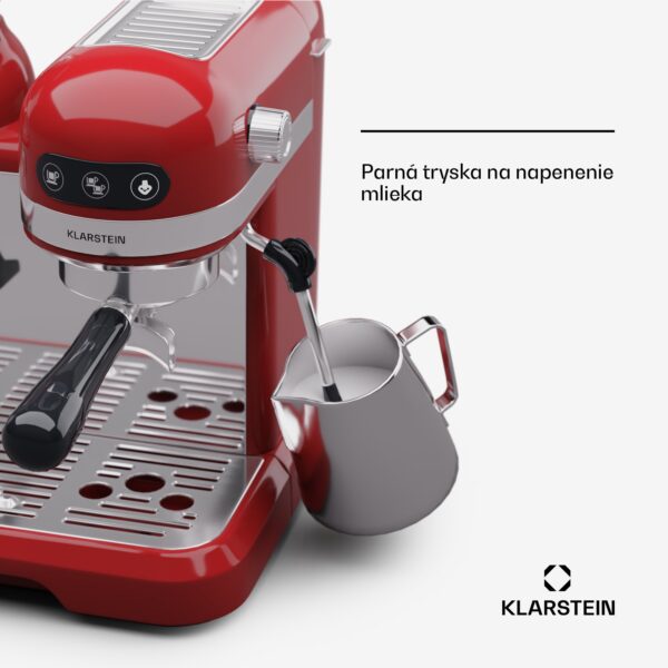 Klarstein Bella Café, espresso kávovar, vrátane mlynčeka, 1550 W, 20 bar, 1,4 litra - Image 3