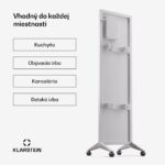 Klarstein Wonderwall Smart Bornholm, infražiarič, 30 x 100 cm, 320 W, aplikácia - Image 3