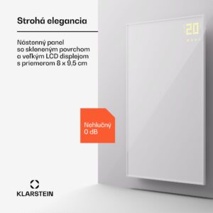 Klarstein Wonderwall Smart Bornholm, infražiarič, 60 x 100 cm, 800 W, aplikácia