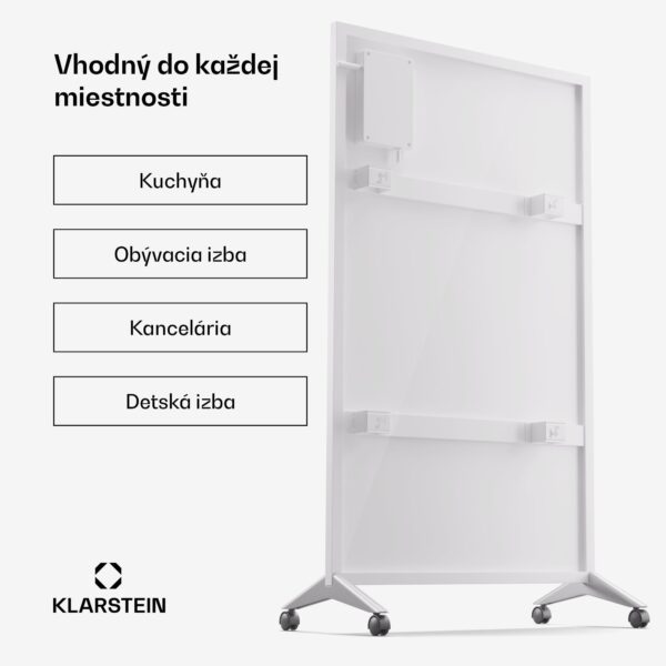 Klarstein Wonderwall Smart Bornholm, infražiarič, 60 x 100 cm, 800 W, aplikácia - Image 3
