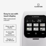 Klarstein AquaLine 3L, čistička vody, 5-stupňová filtrácia, objem 3 l, 6 teplôt vody, biela - Image 3