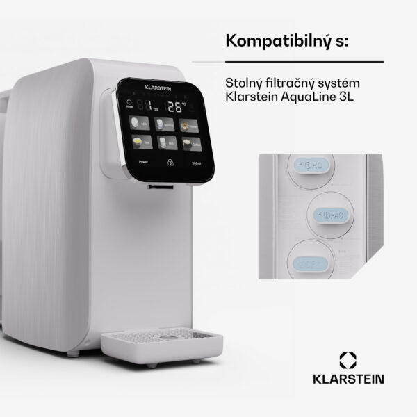 Klarstein AquaLine 50G RO filter, membránová technológia reverznej osmózy, úprava vody