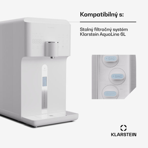 Klarstein AquaFina 200G RO filter, membránová technológia reverznej osmózy, úprava vody
