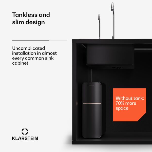 Klarstein PureLine 400, filtračný systém, reverzná osmóza, 400 GPD / 1500 L/d - Image 2