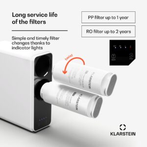 Klarstein PureLine 600, filtračný systém, reverzná osmóza, 600 GPD / 2270 L/d