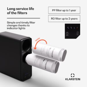 Klarstein PureLine 600, filtračný systém, reverzná osmóza, 600 GPD / 2270 L/d