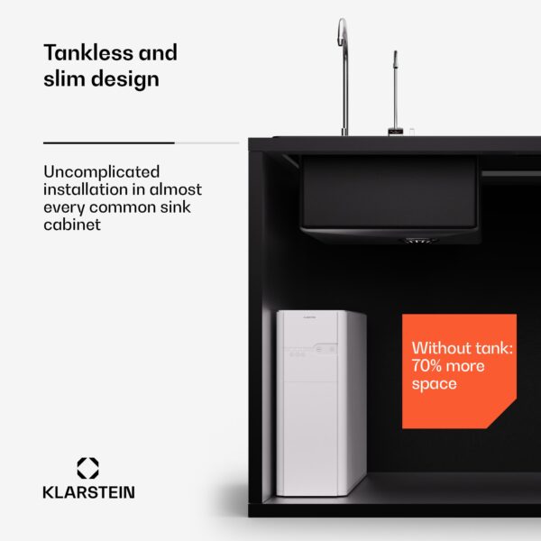 Klarstein PureFina 600, filtračný systém, reverzná osmóza, 600 GPD / 2270 L/d - Image 2