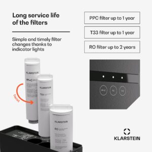 Klarstein PureFina 600, filtračný systém, reverzná osmóza, 600 GPD / 2270 L/d