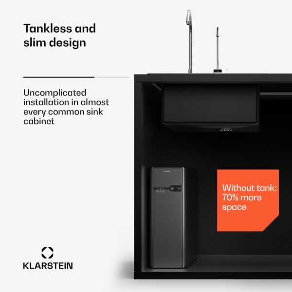Klarstein PureFina 600, filtračný systém, reverzná osmóza, 600 GPD / 2270 L/d - Image 2