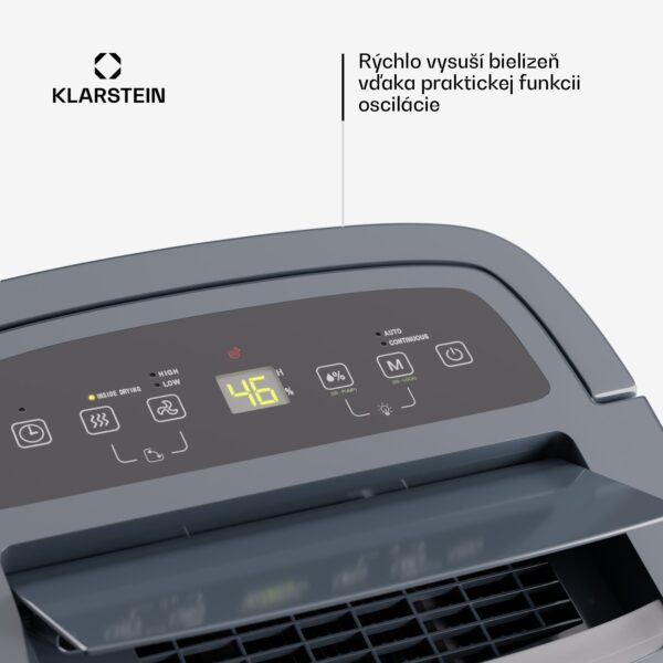 Klarstein DryFy Pro Connect Smart, Odvlhčovač vzduchu, WiFi, Kompresný, 30l/d, 25-30m² - Image 2