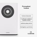 Klarstein CircleDry Smart 12 L odvlhčovač, 12 L/deň, 260 W, 24m², WiFi, časovač, filter