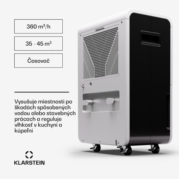 Klarstein DryFy Grand Smart 55, odvlhčovač, WiFi, kompresný, 55l/24h, 40-50 m²
