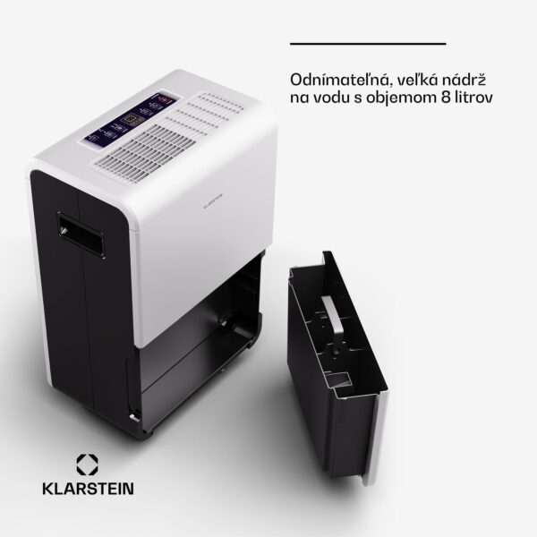 Klarstein DryFy Grand Smart 55, odvlhčovač, WiFi, kompresný, 55l/24h, 40-50 m² - Image 2
