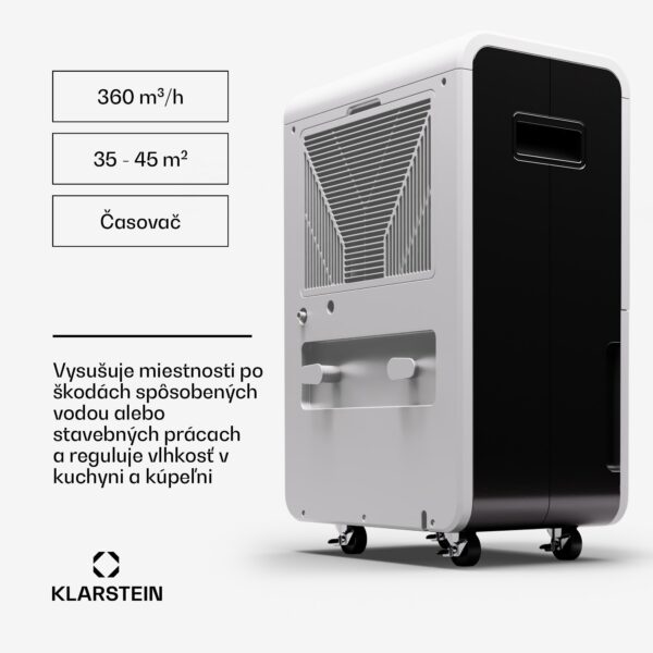 Klarstein DryFy Grand Smart 70, odvlhčovač, WiFi, kompresný, 70l/24h, 60-90 m²