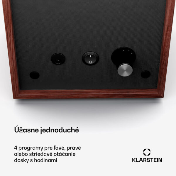 Klarstein Brienz 1, naťahovač hodiniek, 1 hodinky, 4 režimy, drevený vzhľad, modré vnútorné osvetlenie - Image 2