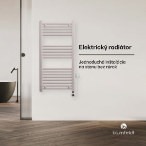 Blumfeldt Harrison Smart, elektrický radiátor, 50 x 100 cm, 400 W, Aplikácia, 3 ohrievače uterákov