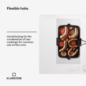Klarstein Delicatessa 77 Flex vstavaná indukčná varná doska 4 zóny 7000 W sklokeramika