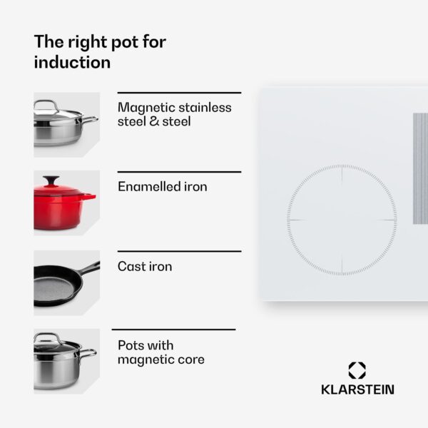 Klarstein Delicatessa 90 Slim Hybrid indukčná varná doska - Image 3