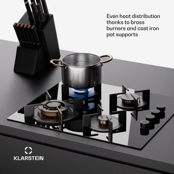 Klarstein Goldflame 4, plynová varná doska, 4 horáky