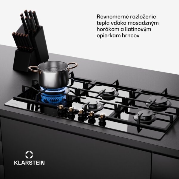 Klarstein Victoria Chef Edition, plynová varná doska, 5 zón