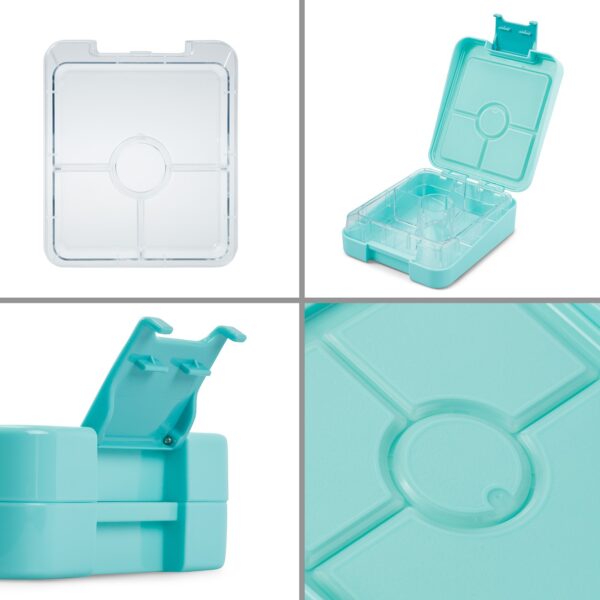 Klarstein schmatzfatz easy Snackbox, 4 priehradky, 18 x 15 x 5 cm - Image 3