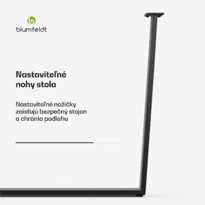 Blumfeldt Ayr Table Legs, Nohy stola 82 x 72 cm, kov
