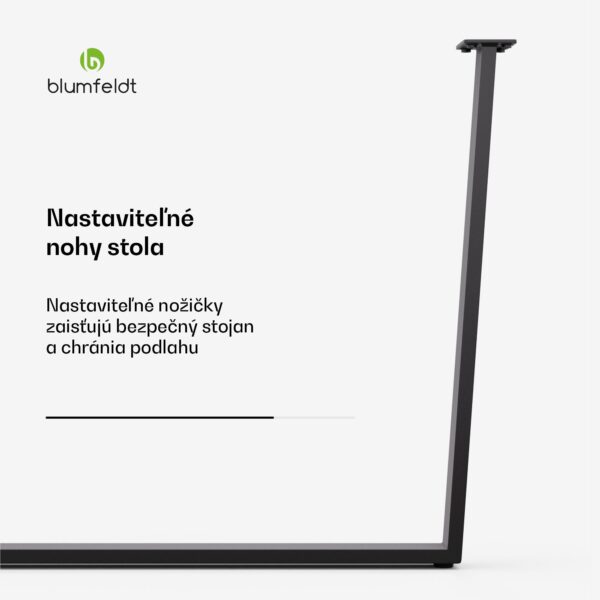 Blumfeldt Ayr Table Legs, Nohy stola 72 x 72 cm, kov
