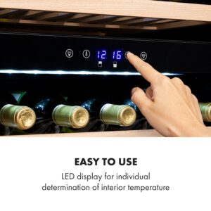 Klarstein Vinsider 41D Built-In Duo, vstavaná vinotéka, Quartz Edition