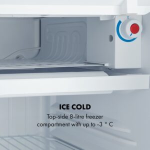 Klarstein Yummy, chladnička s mraziacim priestorom, 90 l, 42 dB