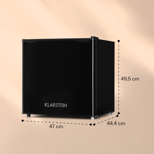 Klarstein, chladnička s mrazničkou, 46 l, energet. trieda F, čierna - Image 2