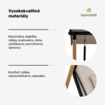 Blumfeldt ZenGrove, hollywoodska hojdačka, 2-miestna, individuálne nastaviteľná, oceľ s práškovou povrchovou úpravou, odolná voči poveternostným vplyvom - Image 2