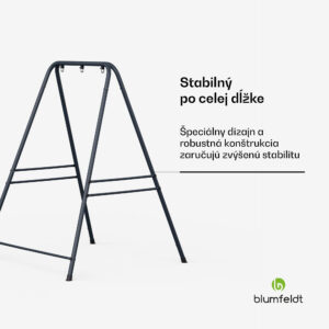 Blumfeldt SwayStation Balance rám hojdacej siete, odolný proti korózii, odolný proti poveternostným vplyvom, vnútorný/ vonkajší priestor, do 100 Kg