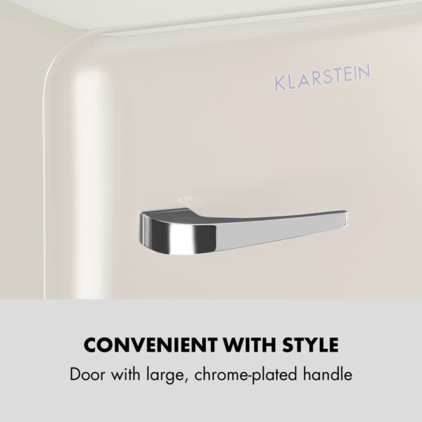 Klarstein Audrey Mini, retro chladnička, 48 l, 2 úrovne, energet. trieda F