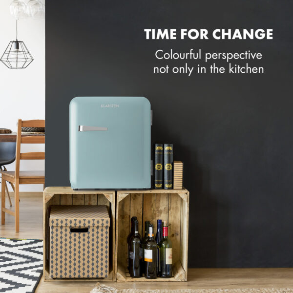 Klarstein Audrey Mini, retro chladnička, 48 l, 2 úrovne, energet. trieda F - Image 3