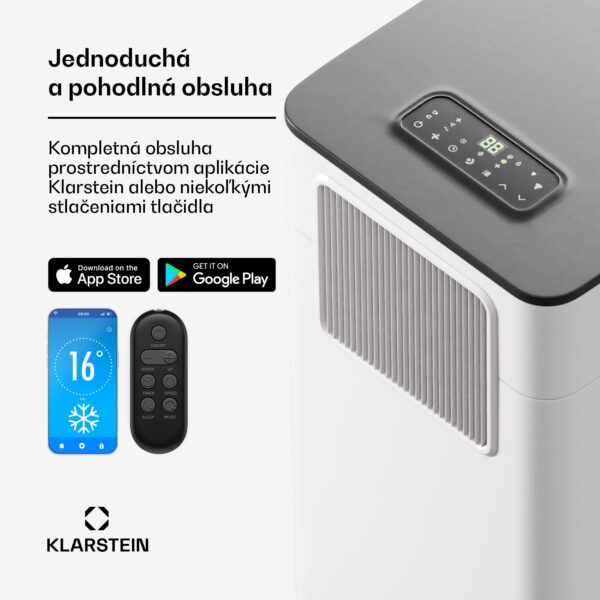 Klarstein Breeze Box 9K Smart PAC klimatizácia, Režim 3 v 1, Inteligentné ovládanie, do 32 m², 24h časovač, mobilná - Image 3