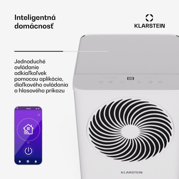 Klarstein Aero Ring 7K, Smart, klimatizácia, 7 000 BTU, mobilná a inteligentná, pre max. 25 m², hlasové ovládanie - Image 3