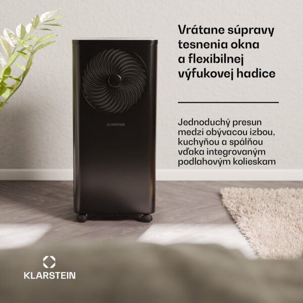 Klarstein Aero Ring 7K, Smart, klimatizácia, 7 000 BTU, mobilná a inteligentná, pre max. 25 m², hlasové ovládanie