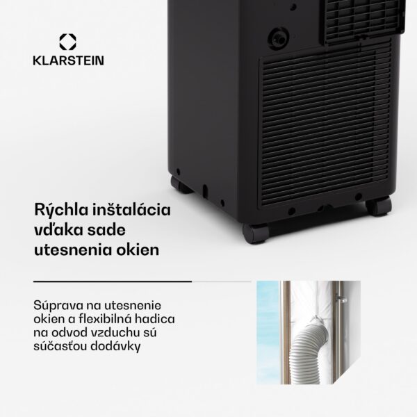 Klarstein Aero Ring 7K, Smart, klimatizácia, 7 000 BTU, mobilná a inteligentná, pre max. 25 m², hlasové ovládanie - Image 2