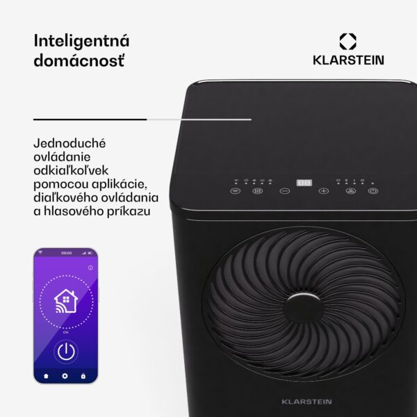 Klarstein Aero Ring 7K, Smart, klimatizácia, 7 000 BTU, mobilná a inteligentná, pre max. 25 m², hlasové ovládanie - Image 3