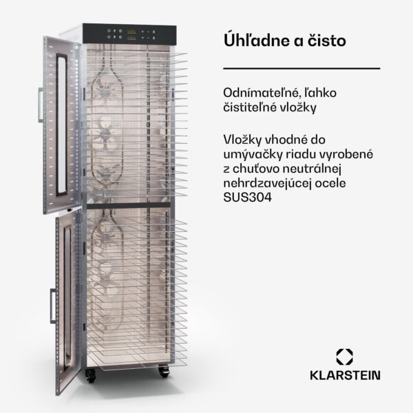 Klarstein Master Jerky 600, sušička, výkon 4 000 W, s dvoma komorami, teplotný rozsah 30 - 90 °C - Image 3