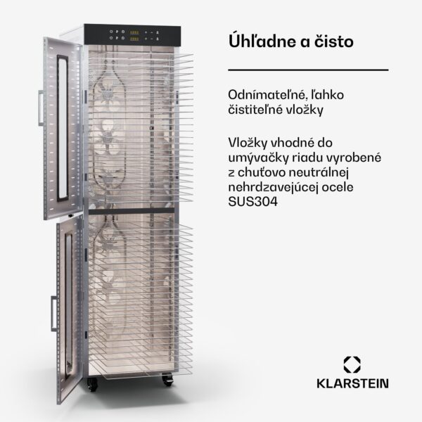 Klarstein Master Jerky 700, sušička, výkon 4 000 W, s dvoma komorami, teplotný rozsah 30 - 90 °C - Image 3
